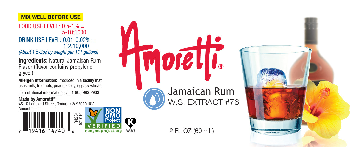 Jamaican Rum Extract Water Soluble