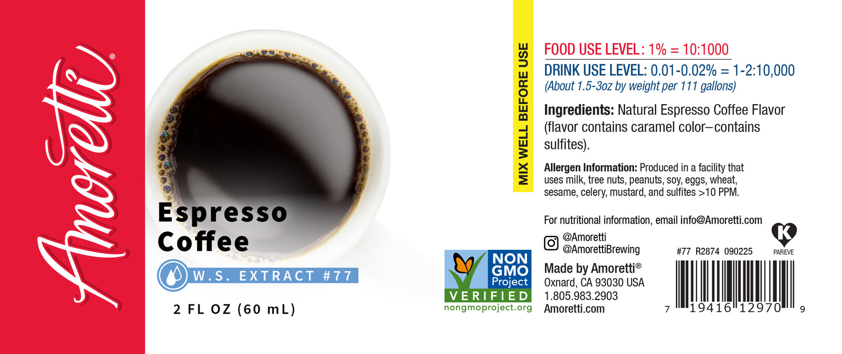 Espresso Coffee Extract Water Soluble