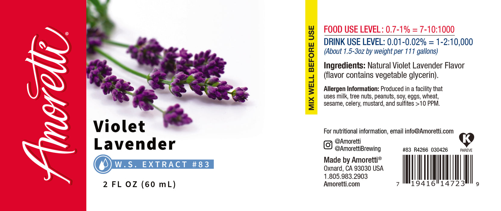 Violet Lavender Extract Water Soluble