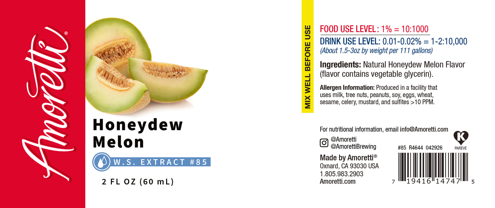 Honeydew Melon Extract Water Soluble