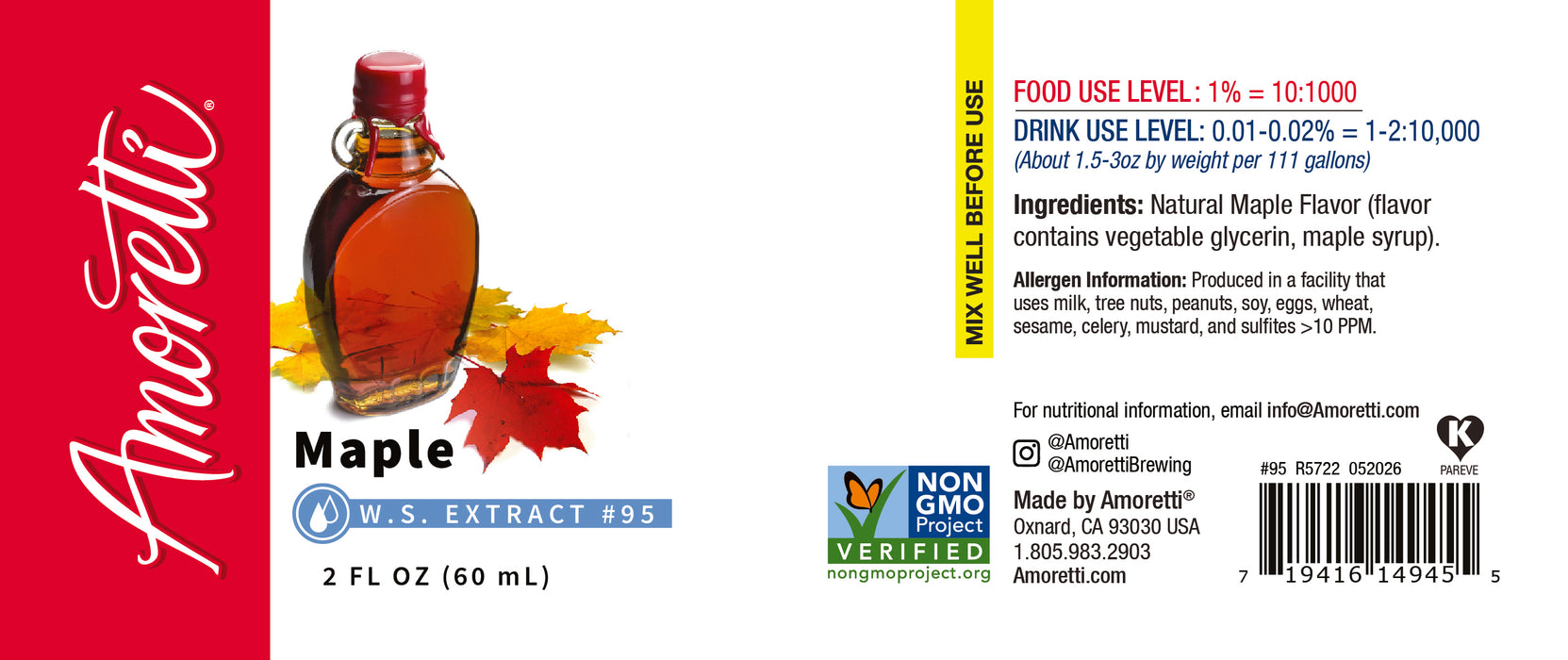 Maple Extract Water Soluble