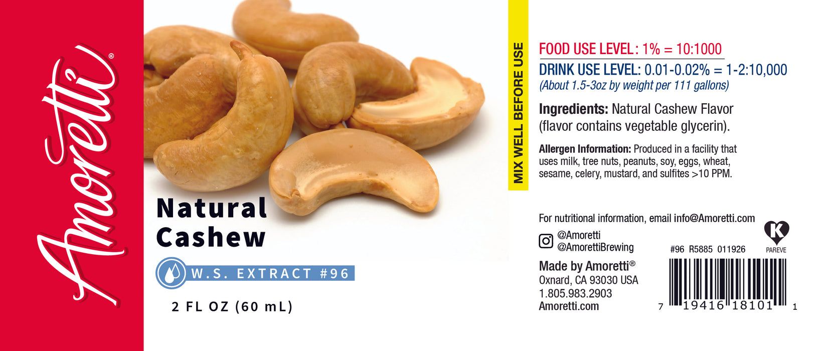 Natural Cashew Extract Water Soluble