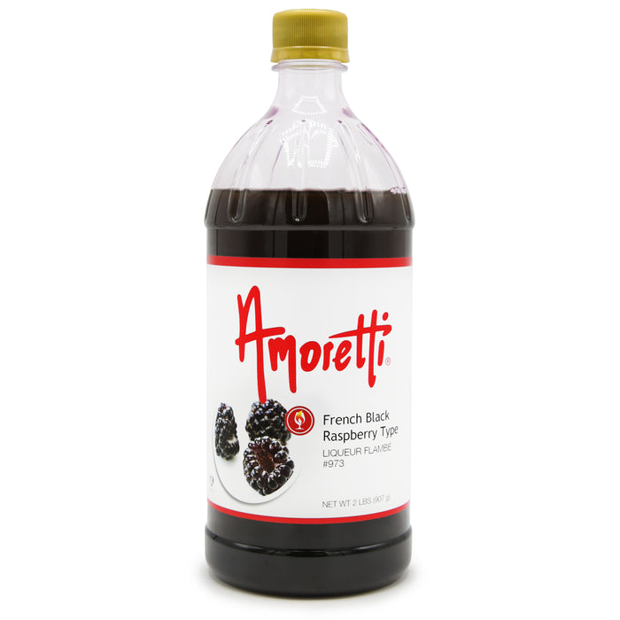 French Black Raspberry Type Liqueur Flambe — Amoretti