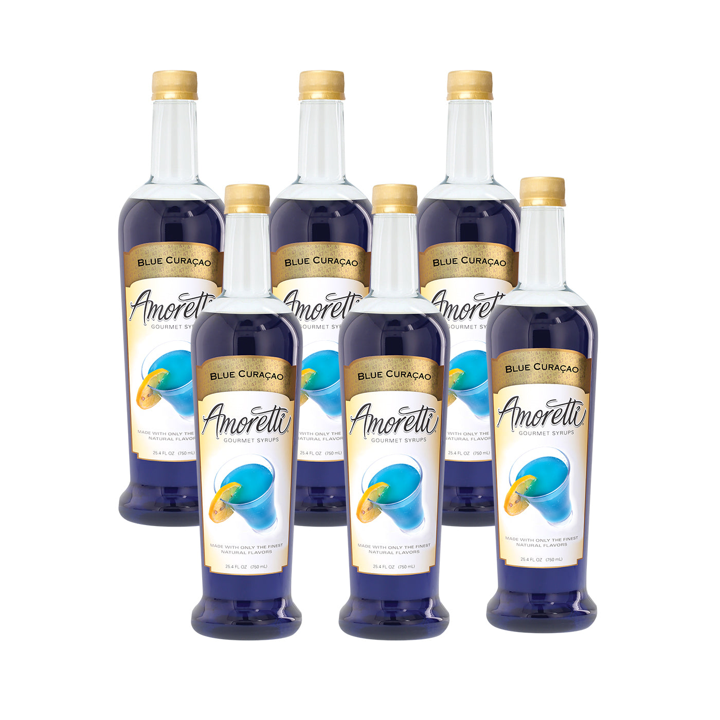 Premium Blue Curacao Syrup — Amoretti