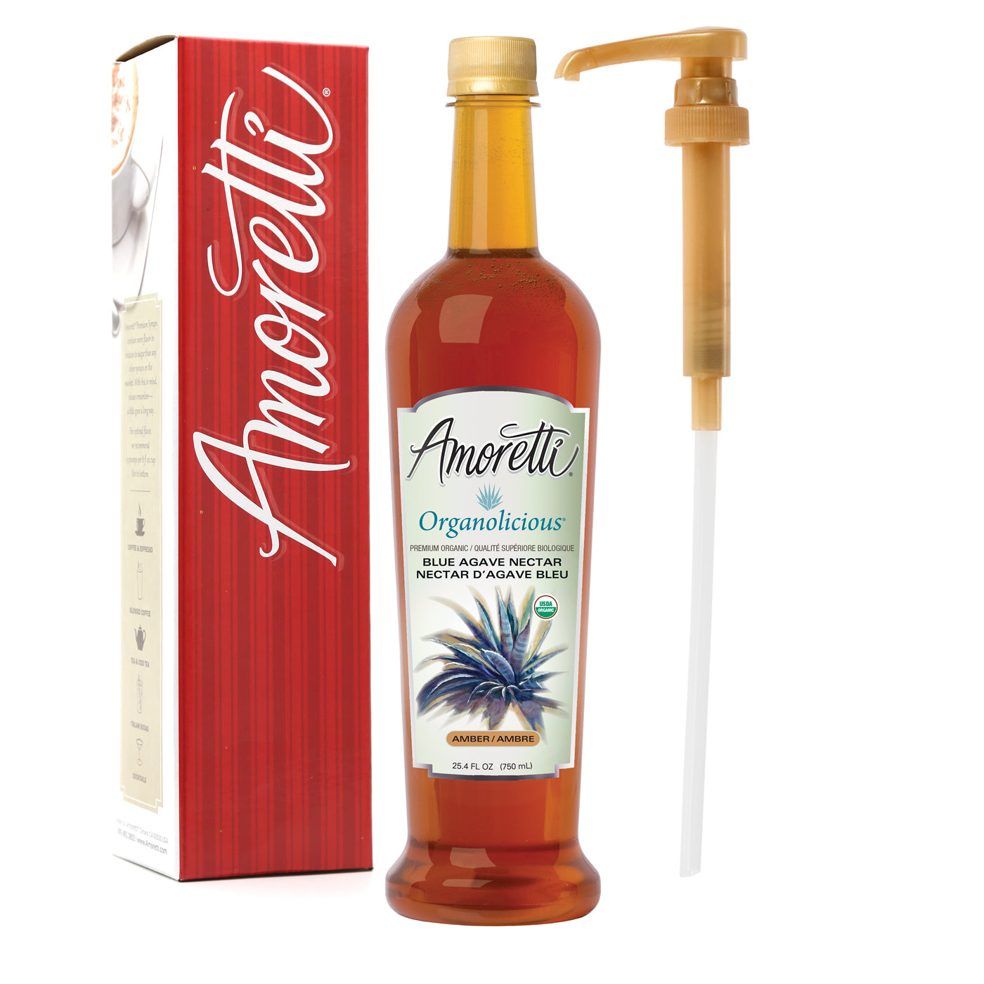 Organic Amber Blue Agave Nectar — Amoretti