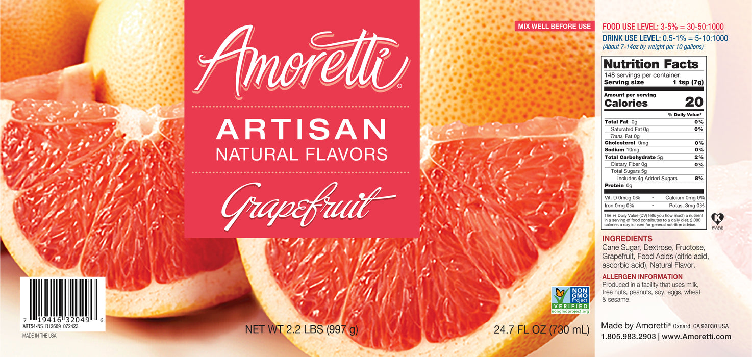 Natural Grapefruit Artisan Flavor