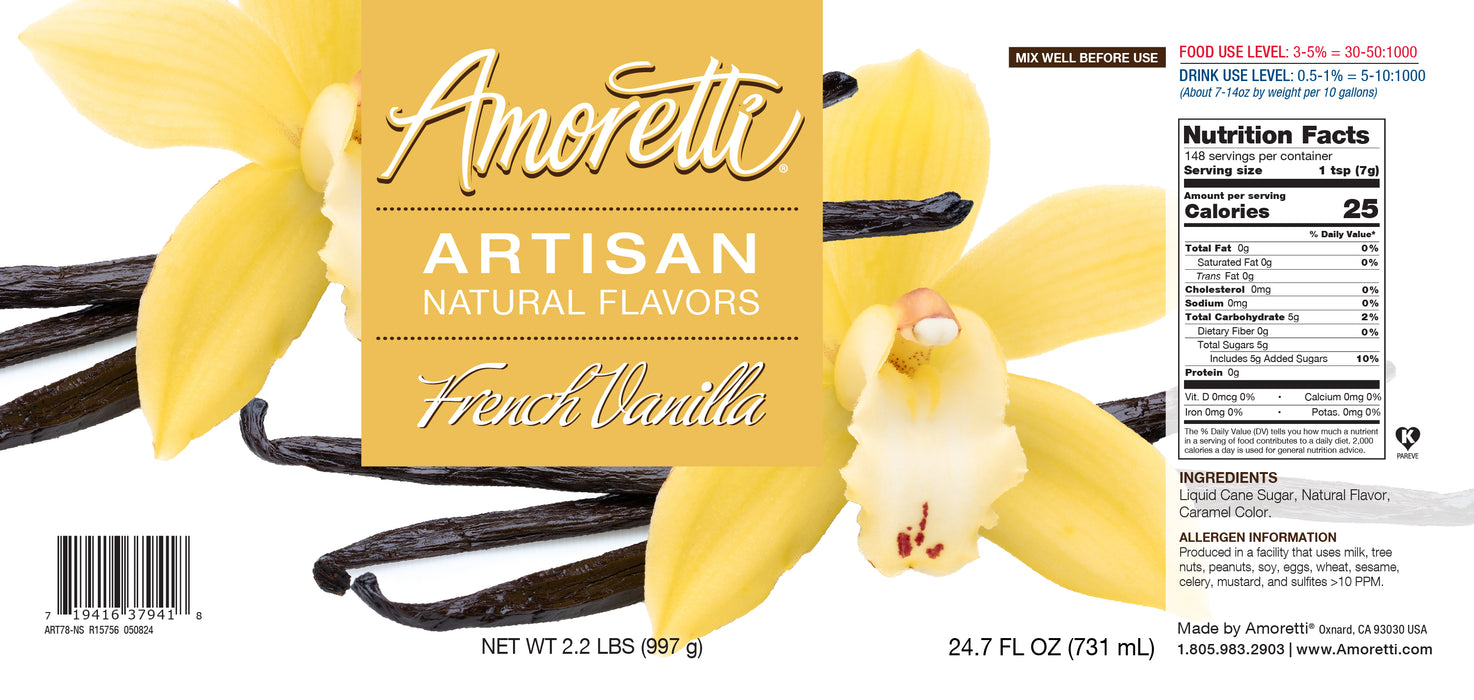 Natural French Vanilla Artisan Flavor