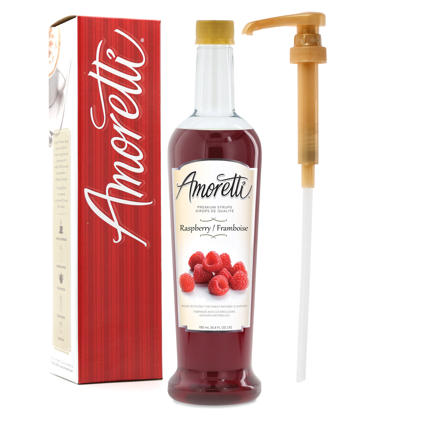 Premium Raspberry Syrup — Amoretti