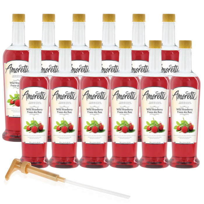 Premium Wild Strawberry Syrup