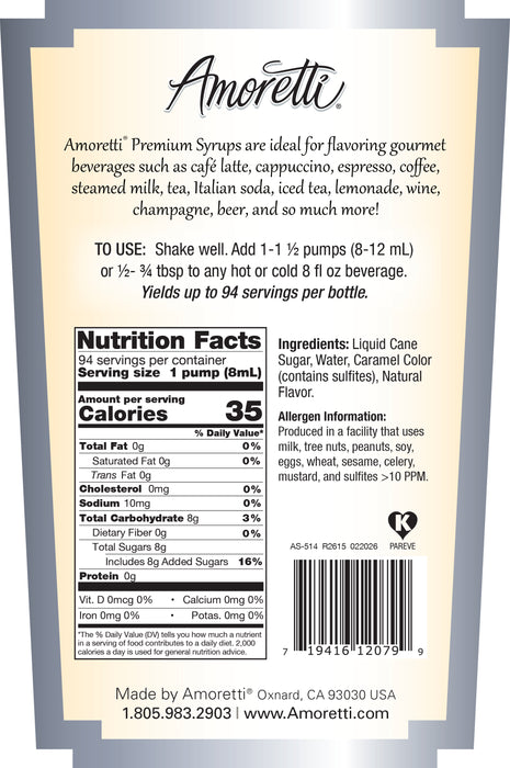 Premium Root Beer Syrup