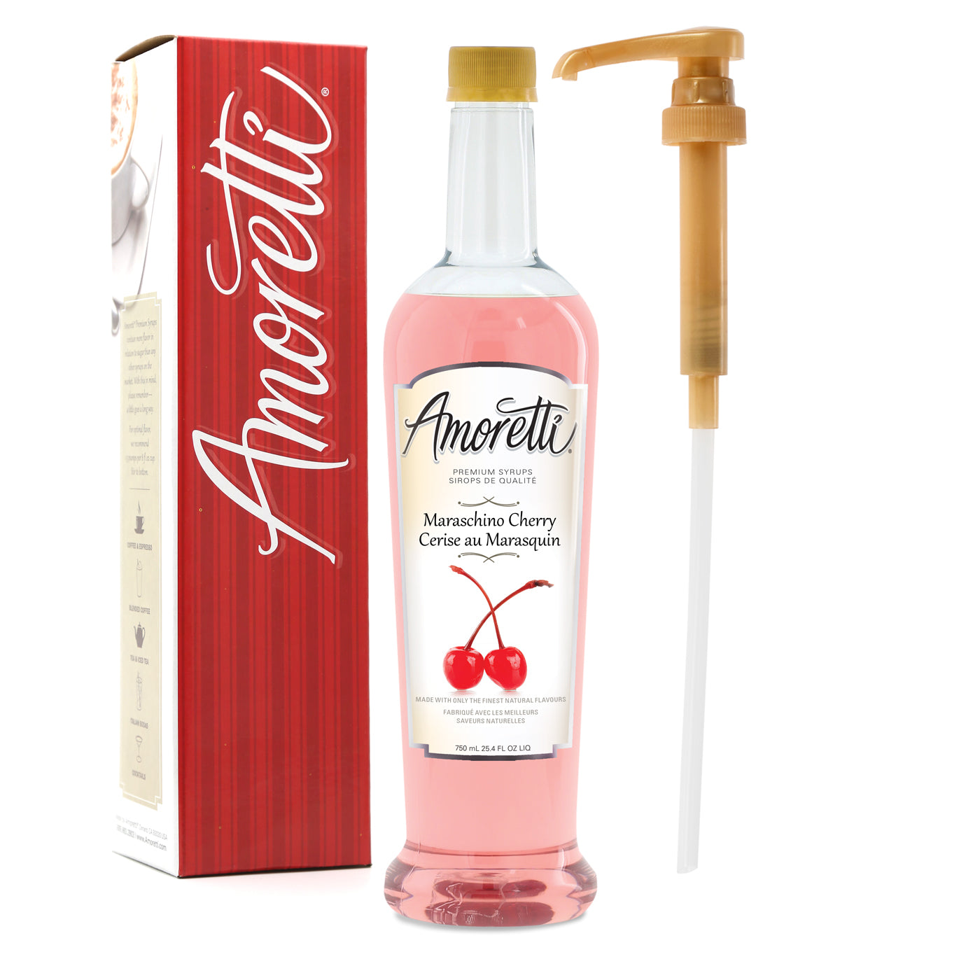Premium Maraschino Bing Cherry Syrup — Amoretti