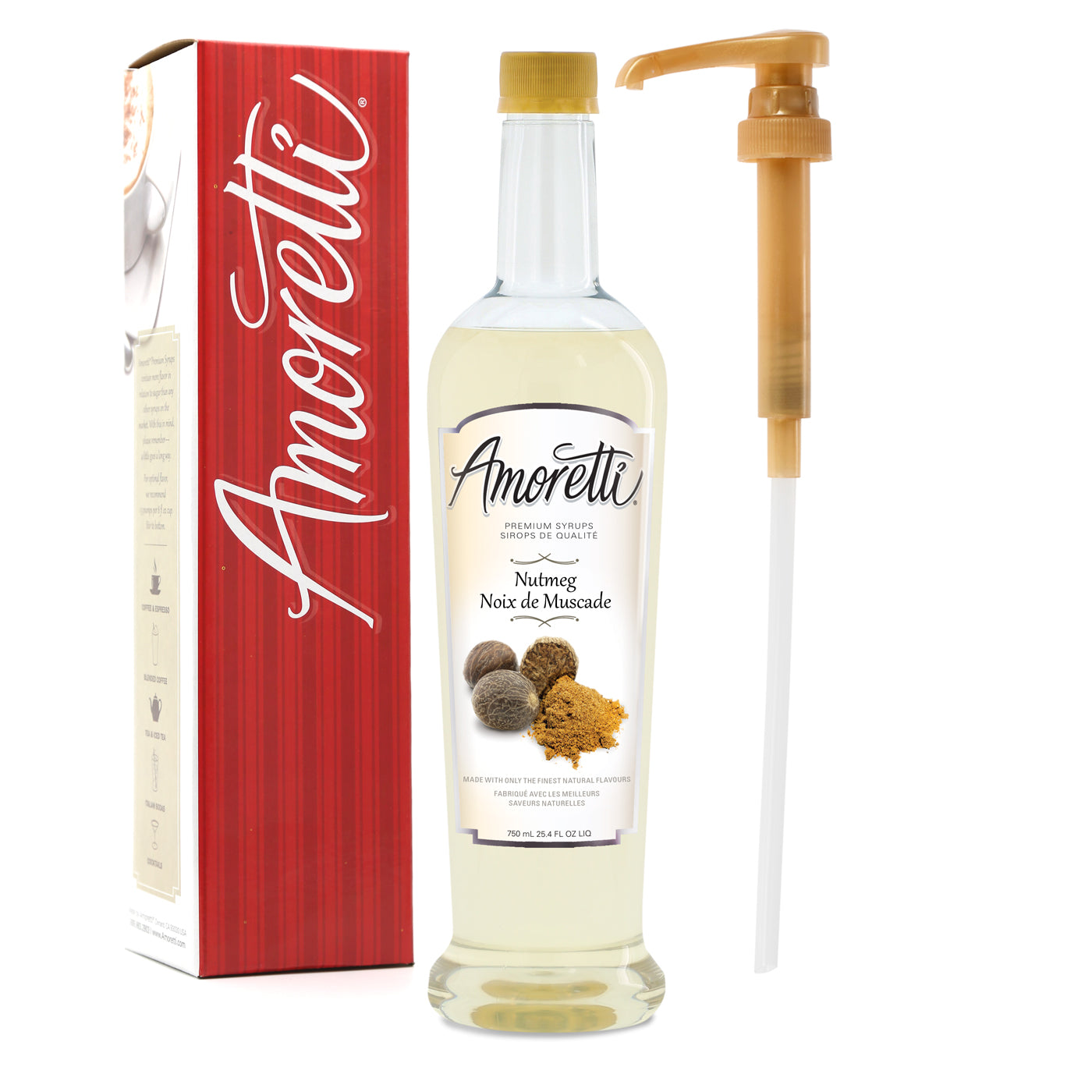 Premium Nutmeg Syrup — Amoretti