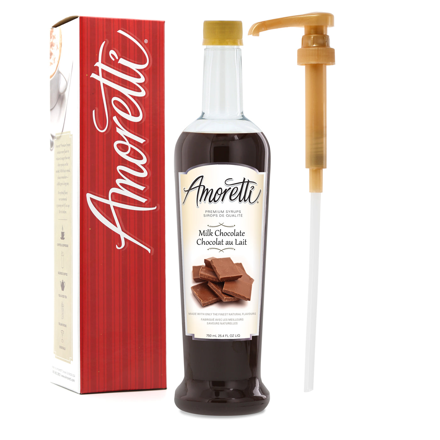 Premium Milk Chocolate Syrup — Amoretti