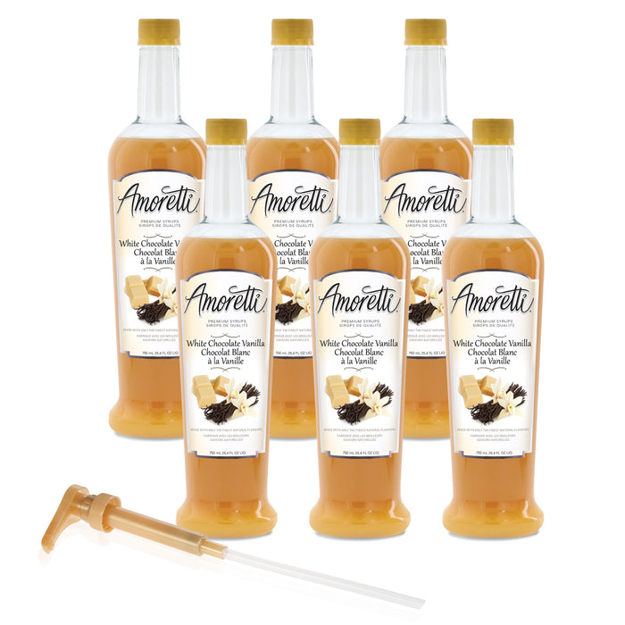 Premium White Chocolate Vanilla Syrup