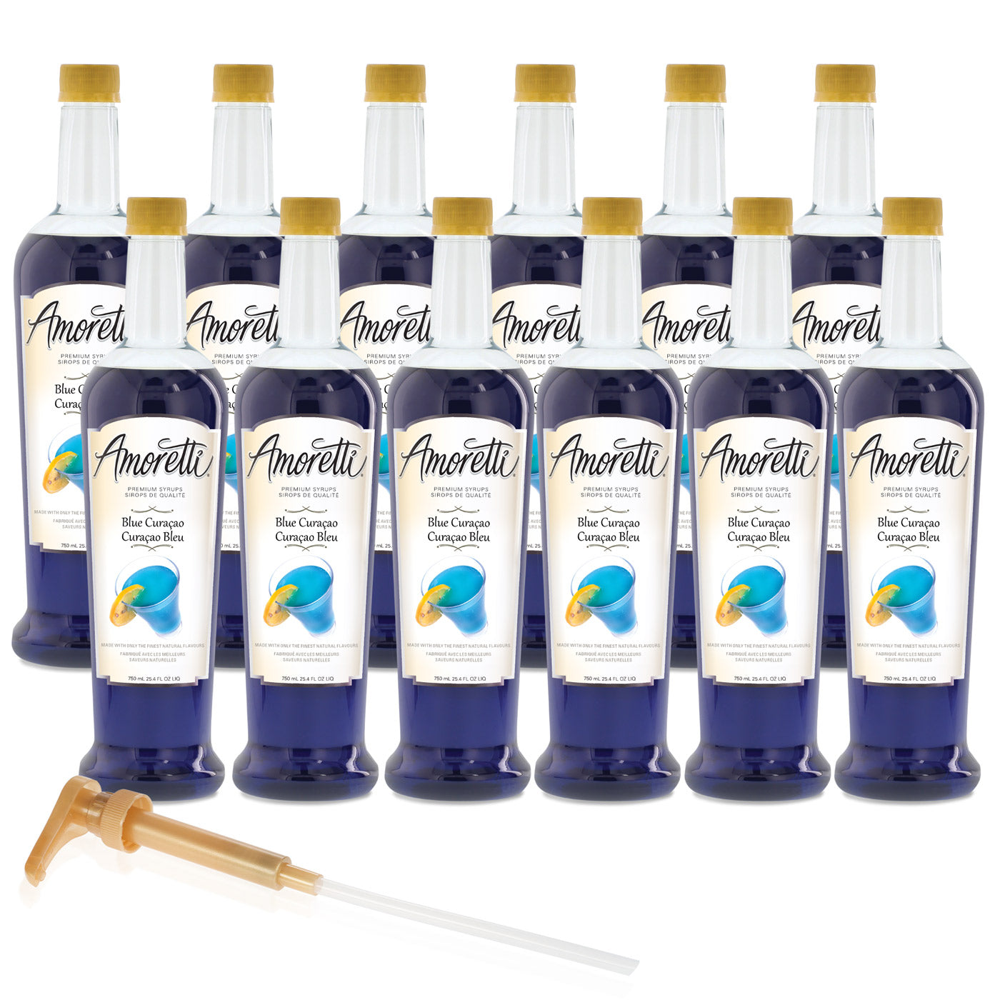 Premium Blue Curacao Syrup — Amoretti