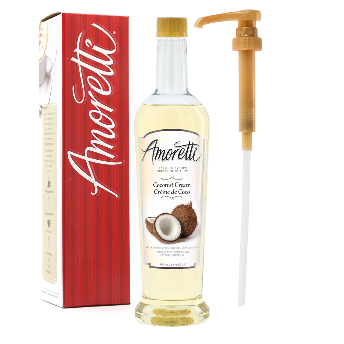 Premium Coconut Cream Syrup — Amoretti