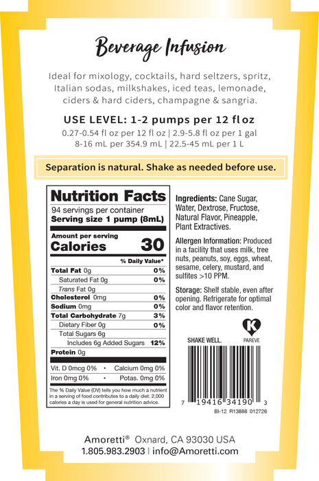 Pineapple Beverage Infusion