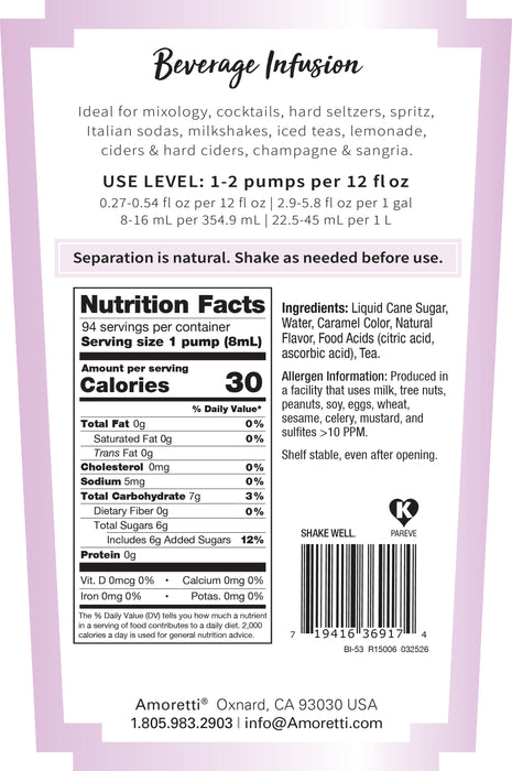 Jasmine Tea Beverage Infusion