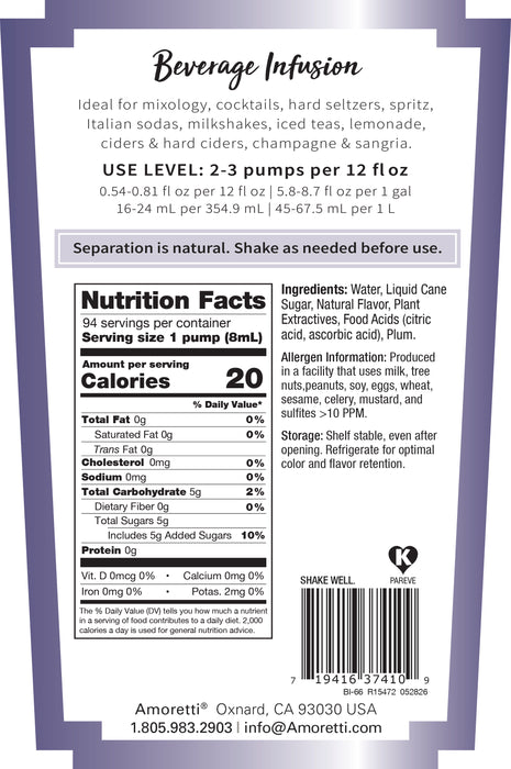 Plum Beverage Infusion