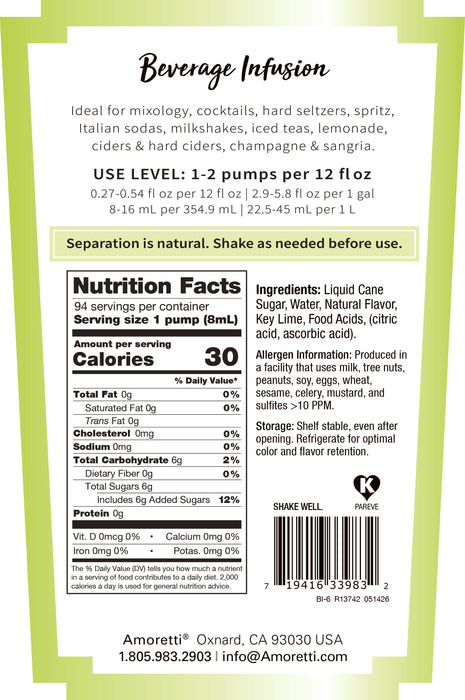 Key Lime Beverage Infusion