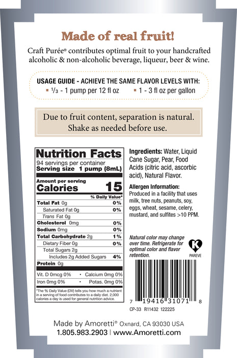Pear Craft Puree®