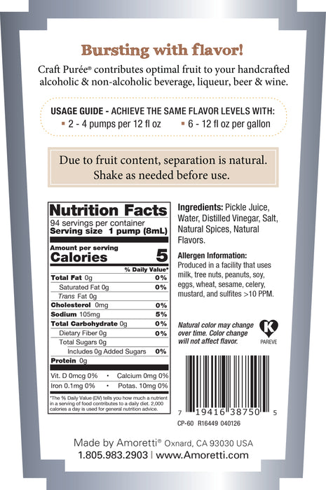 Pickle Juice Craft Puree®