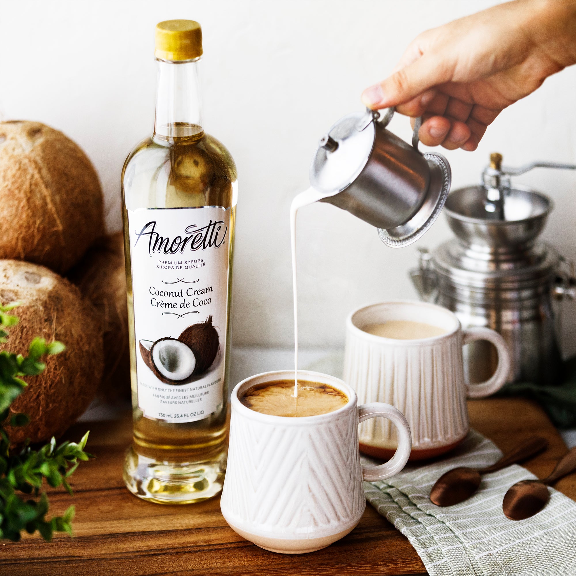 Premium Coconut Cream Syrup — Amoretti