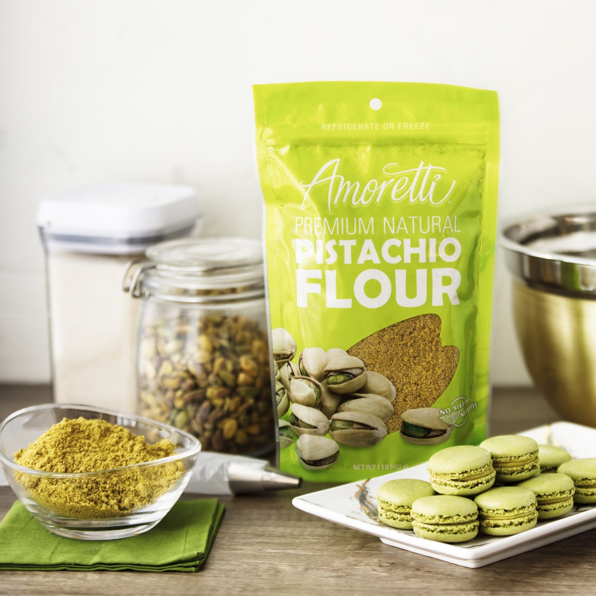 Natural Pistachio Flour — Amoretti