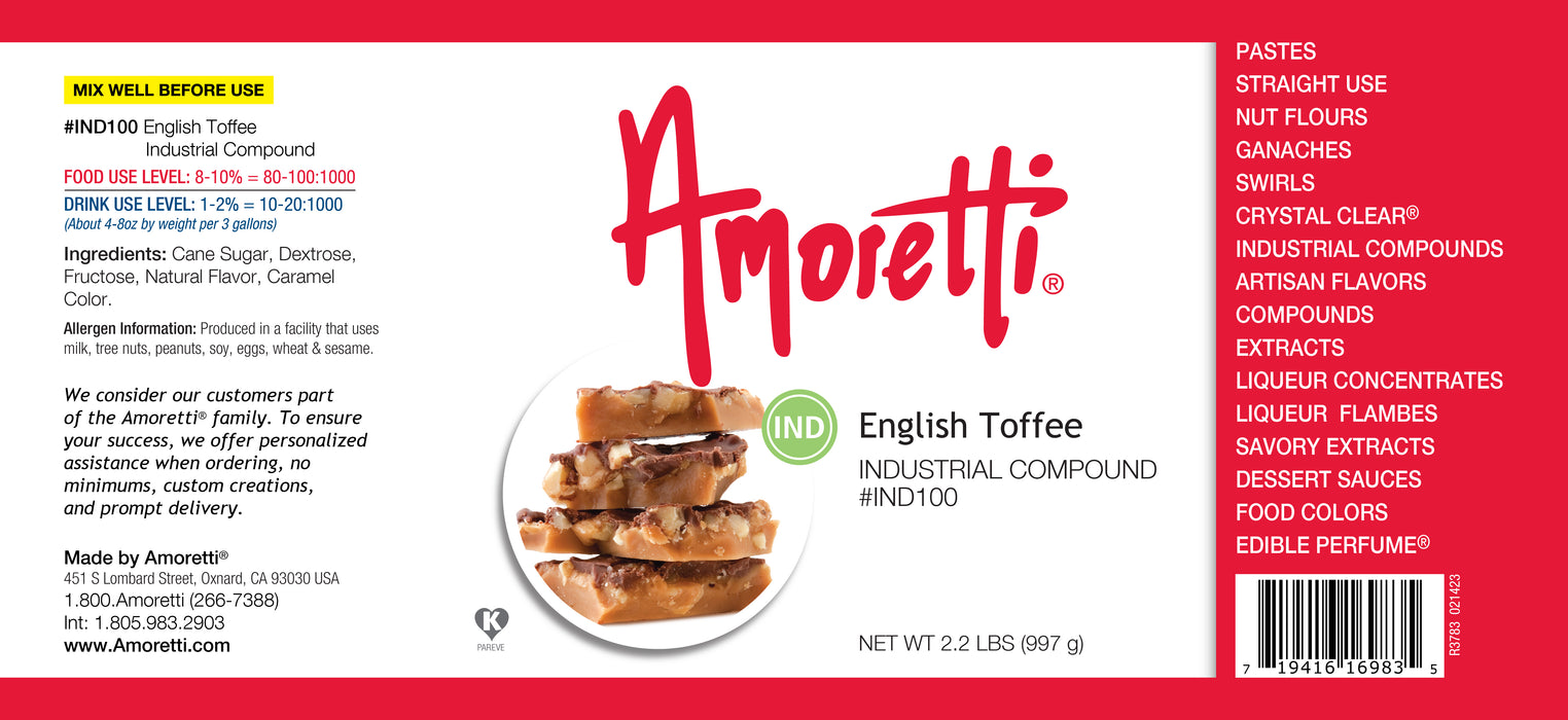 English Toffee Industrial Compound
