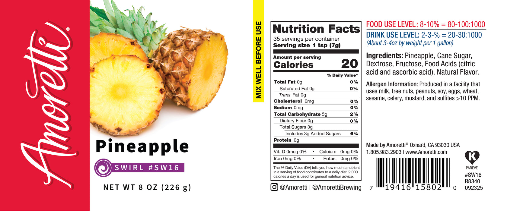 Pineapple Marbleizing Swirl