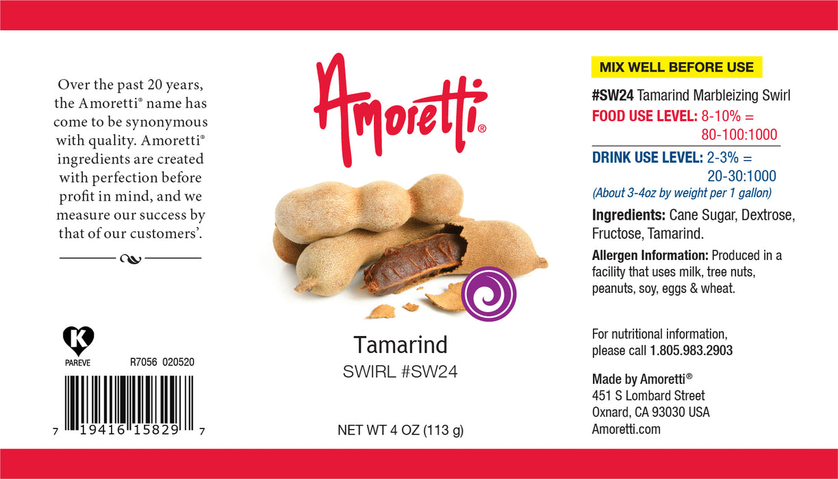 Tamarind Marbleizing Swirl