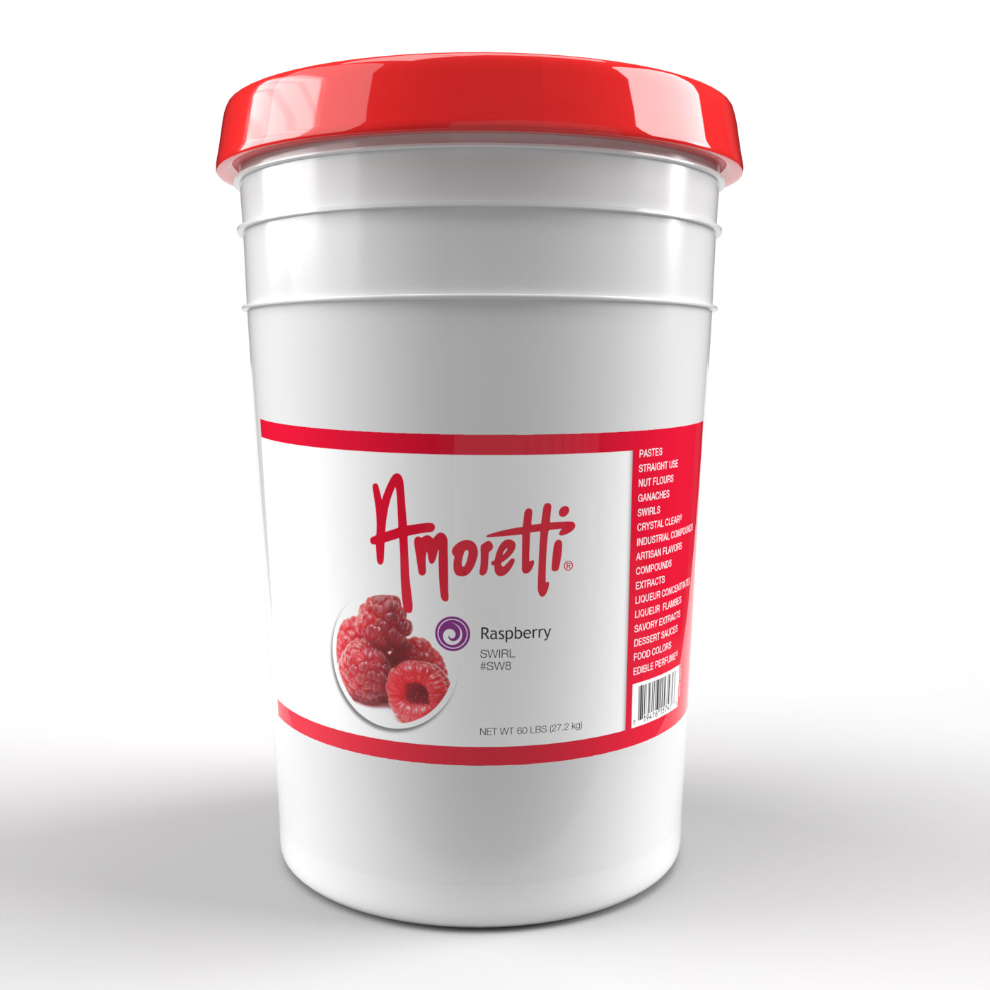 Raspberry Marbleizing Swirl