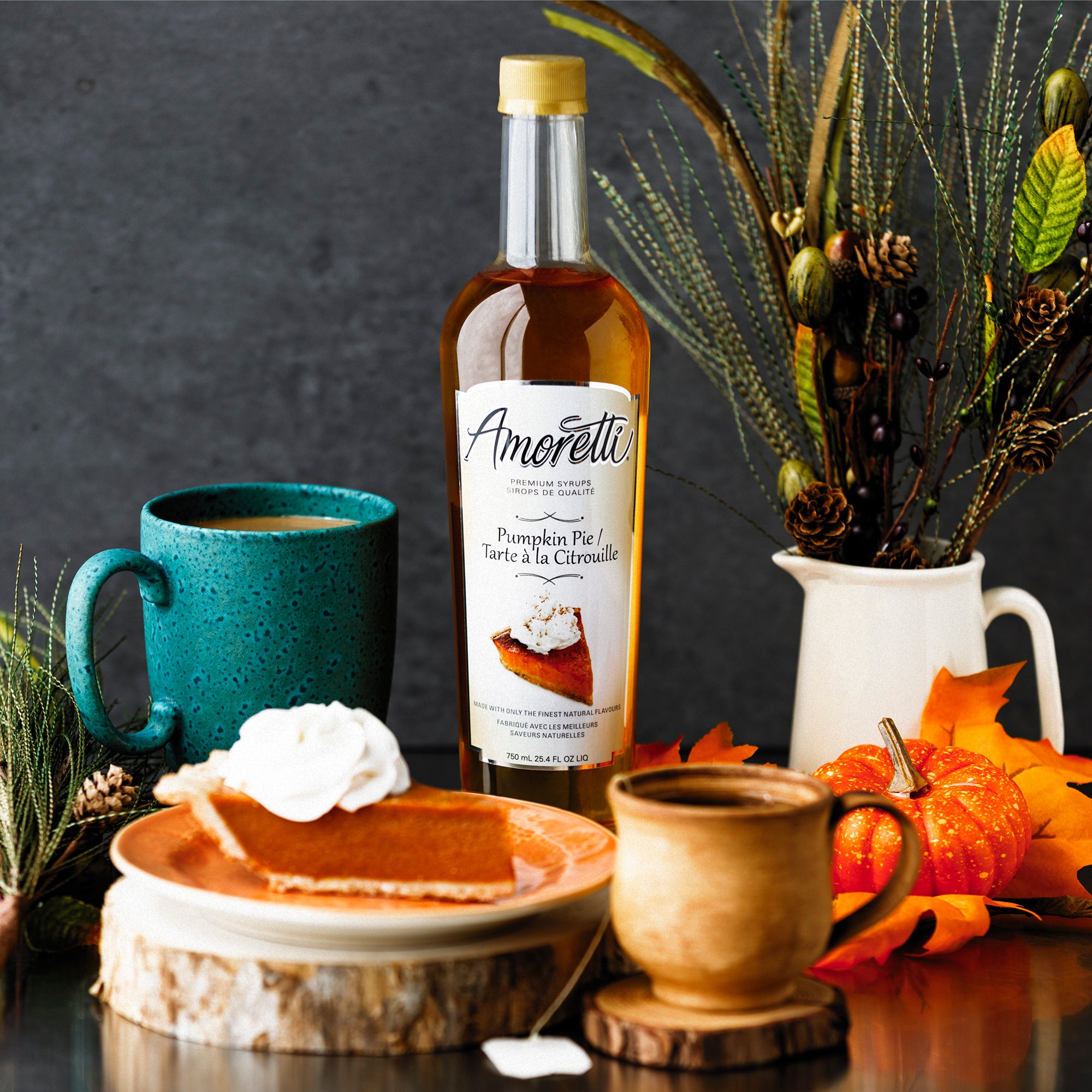 Premium Pumpkin Pie Syrup — Amoretti