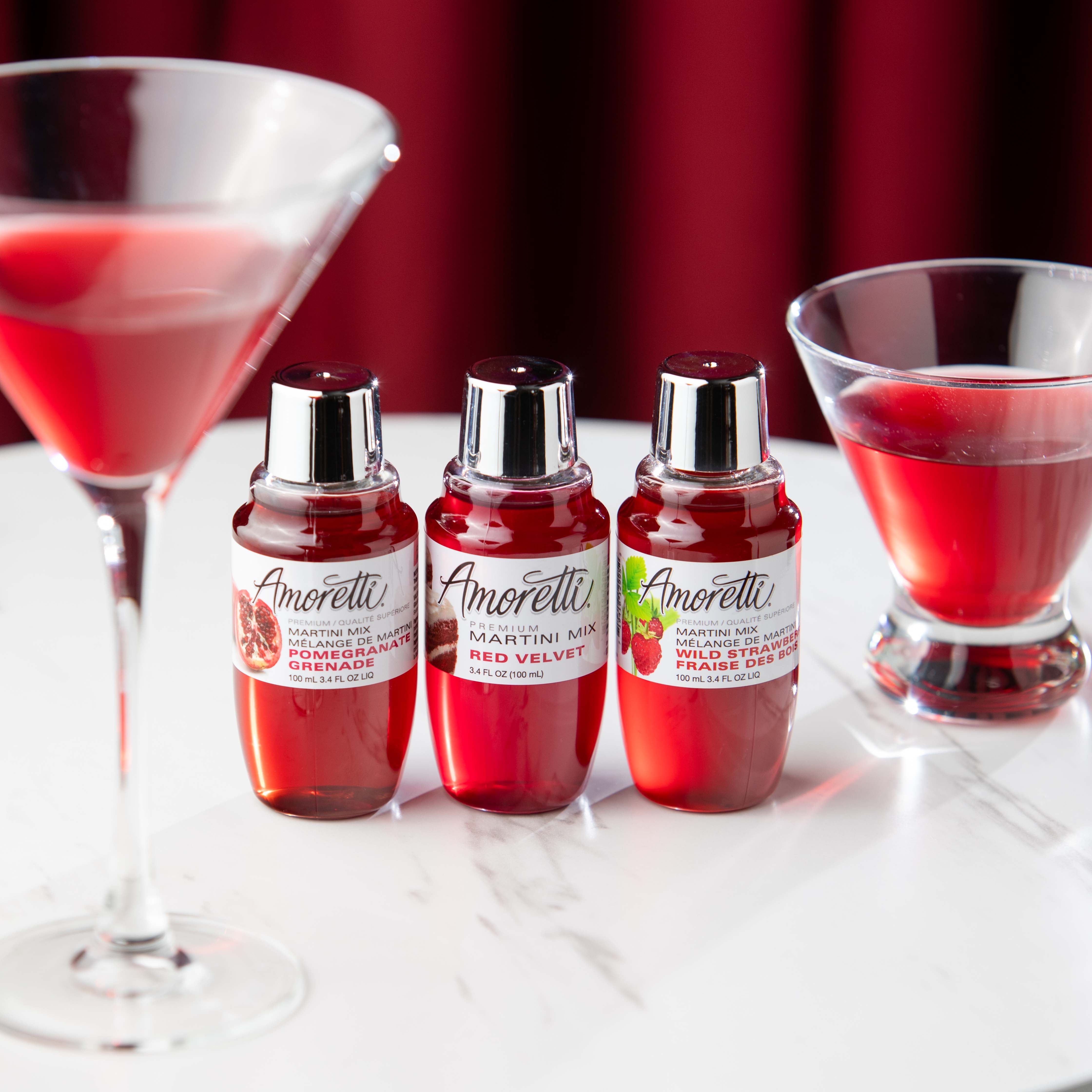 あかまる　スイート・ティー＆グイド　ミスフリッター＆アーヴィ Cupid's Cocktail Mix 3 Pack — Amoretti
