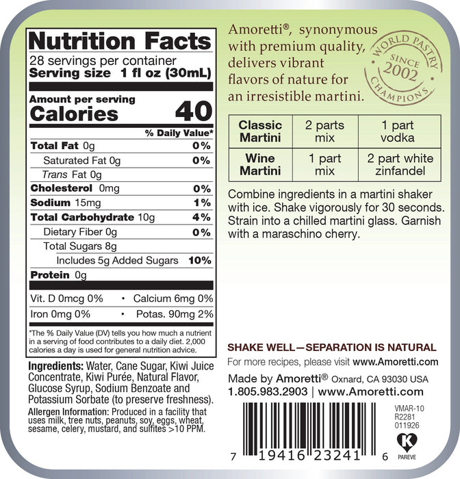 Premium Kiwi Martini Mix