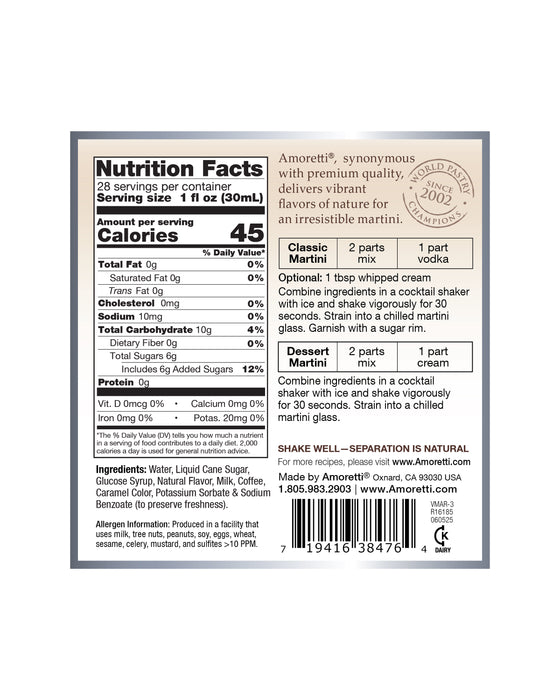 Premium Espresso Coffee Martini Mix