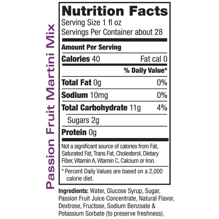 Amoretti Premium Passion Fruit Martini Mix