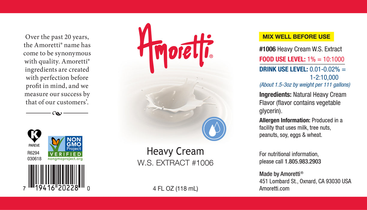 Heavy Cream Extract Water Soluble