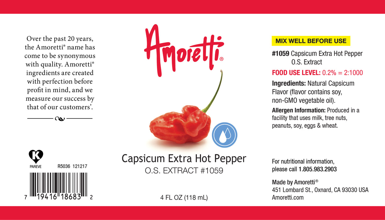 Capsicum Extra Hot Pepper Extract Oil Soluble