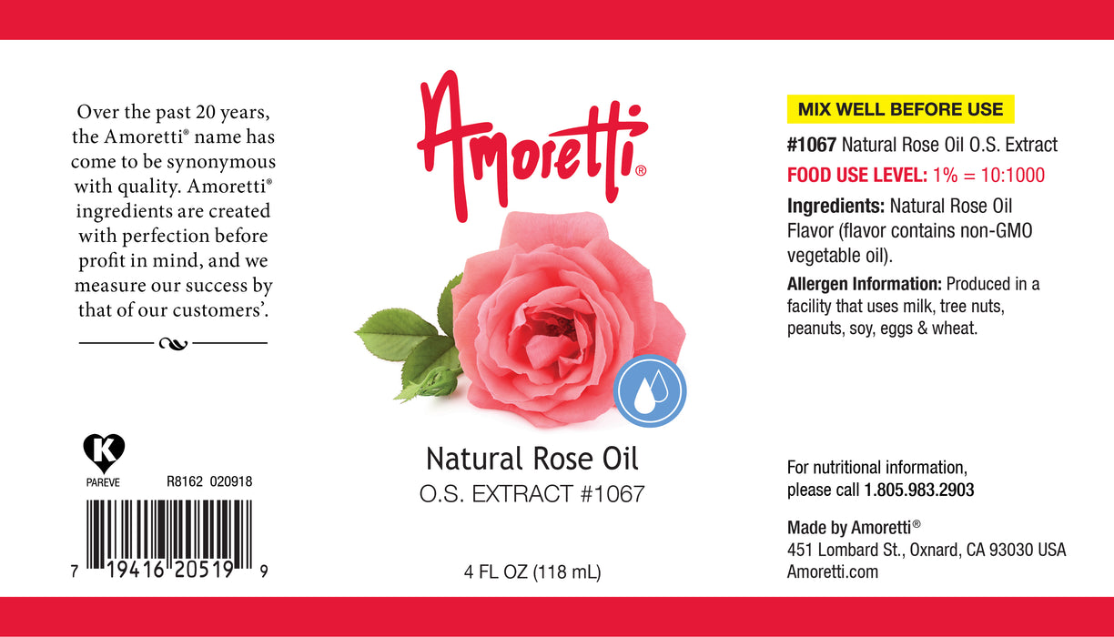 Natural Rose Oil Extract Oil Soluble