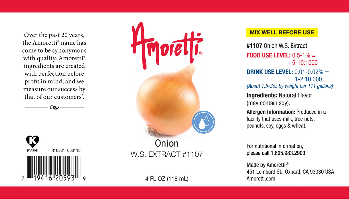 Amoretti - Natural Yellow Food Color Water Soluble - 4 oz