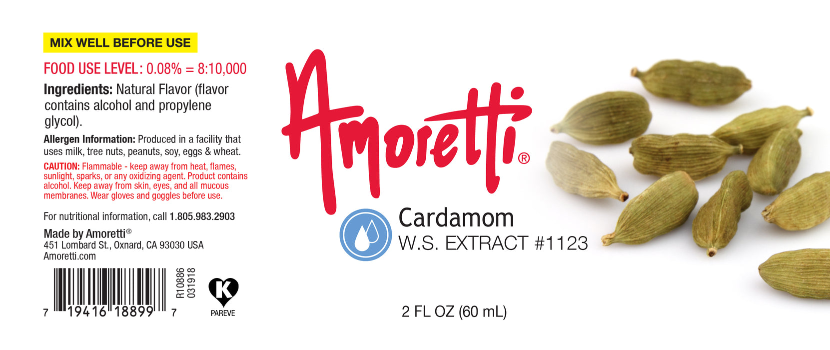 Cardamom Extract Water Soluble (highly concentrated version)