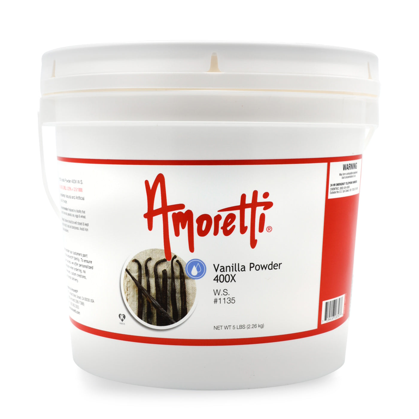 Vanilla 400X Powder Water Soluble — Amoretti