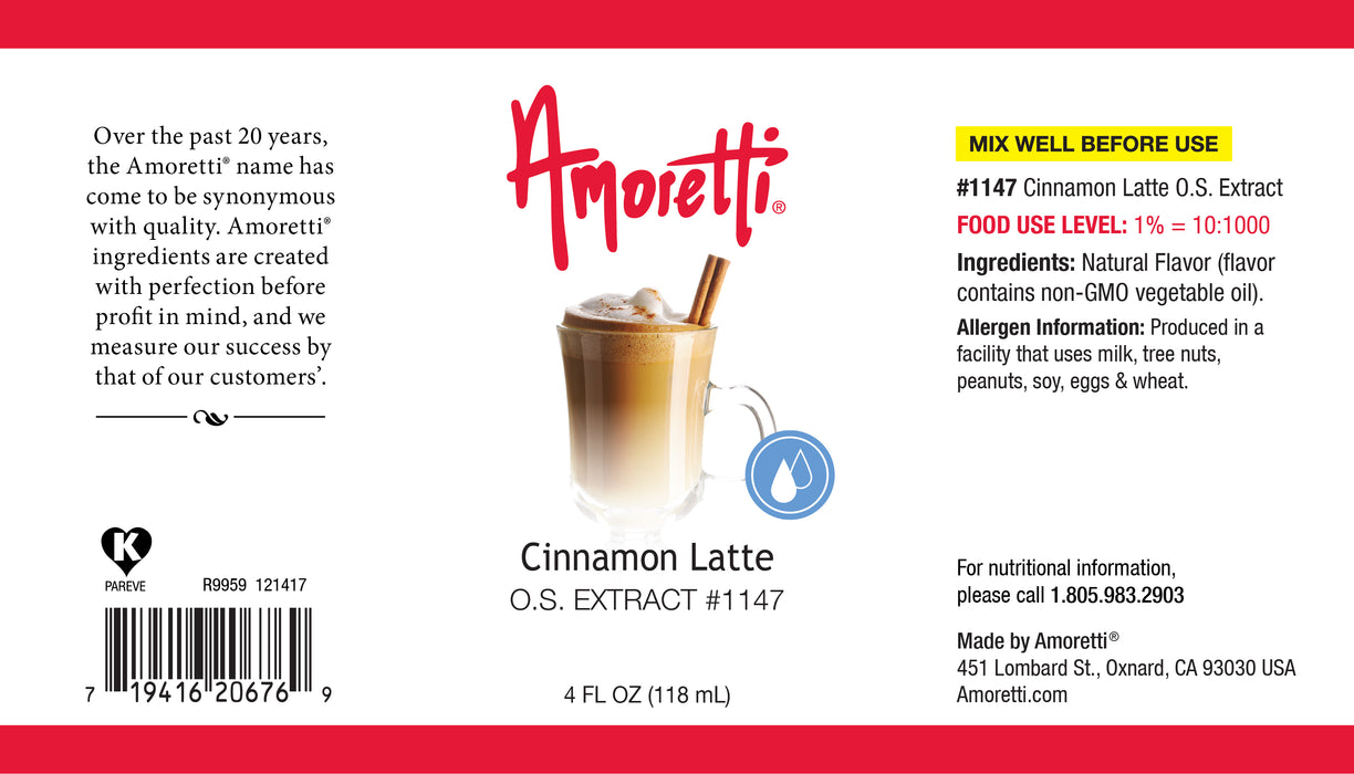 Cinnamon Latte Extract Oil Soluble