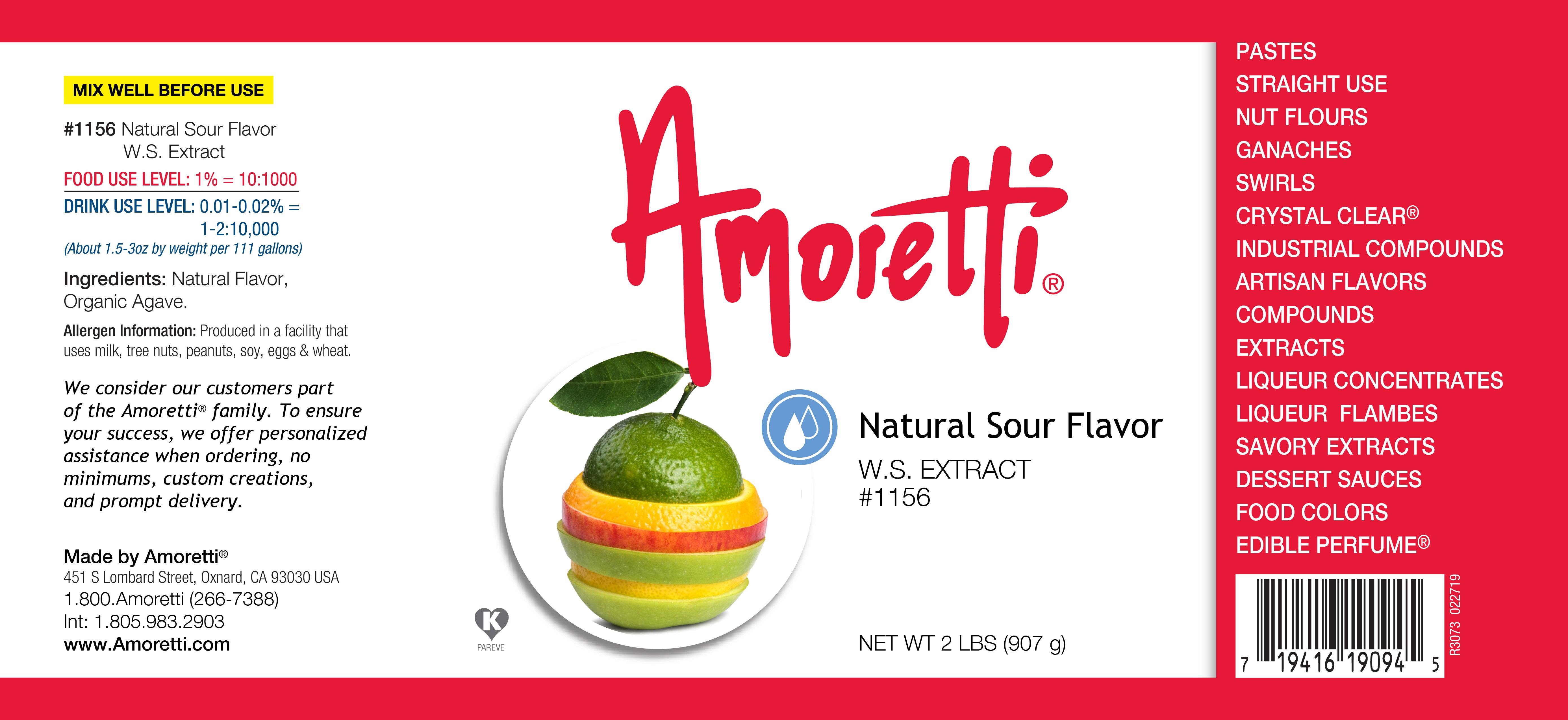 Natural Sour Flavor Extract Water Soluble — Amoretti