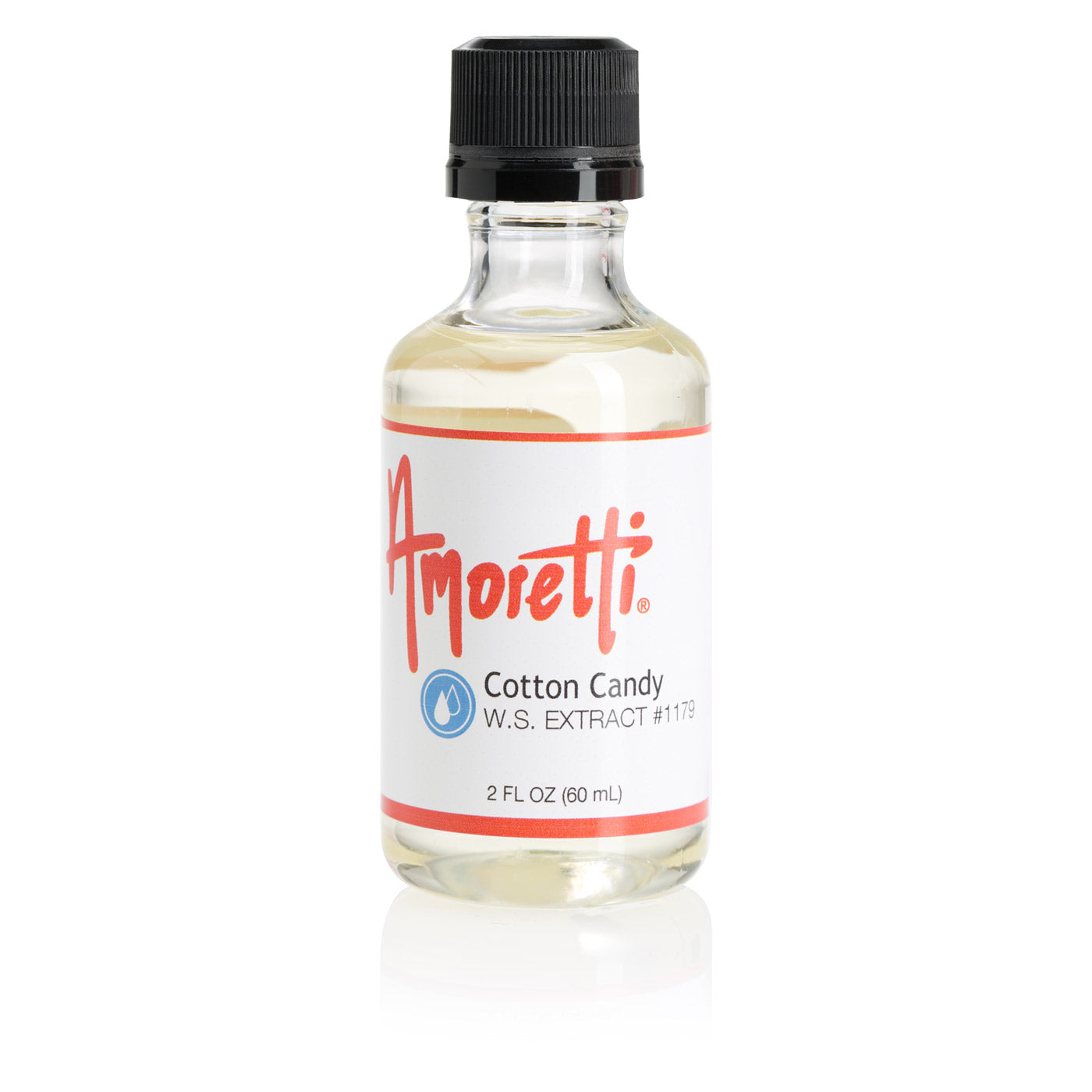 Amoretti - Cotton Candy Extract Water Soluble 2 oz - Highly Concentrated & Perfect for Pastry, Savory, Brewing, and More, Preservative Free, Vegan, Ko
