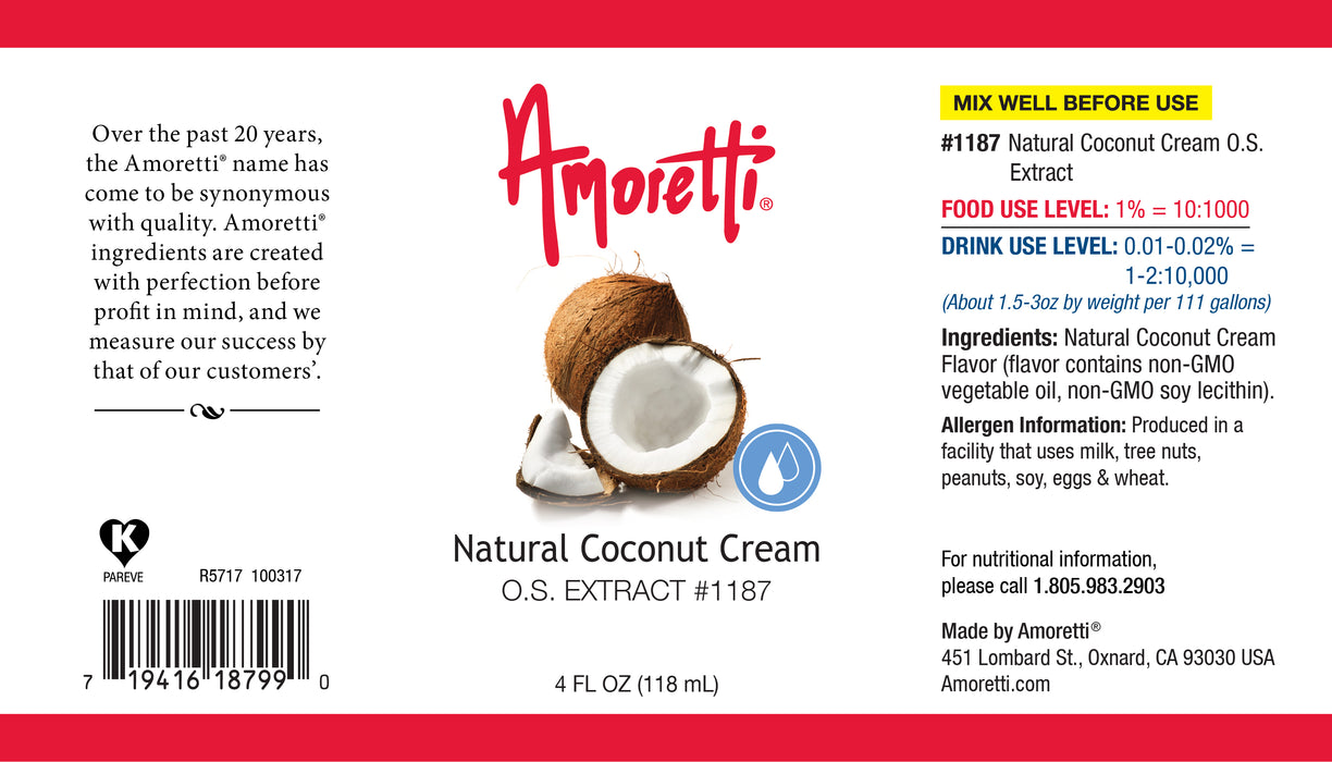 Natural Coconut Cream Extract Oil Soluble