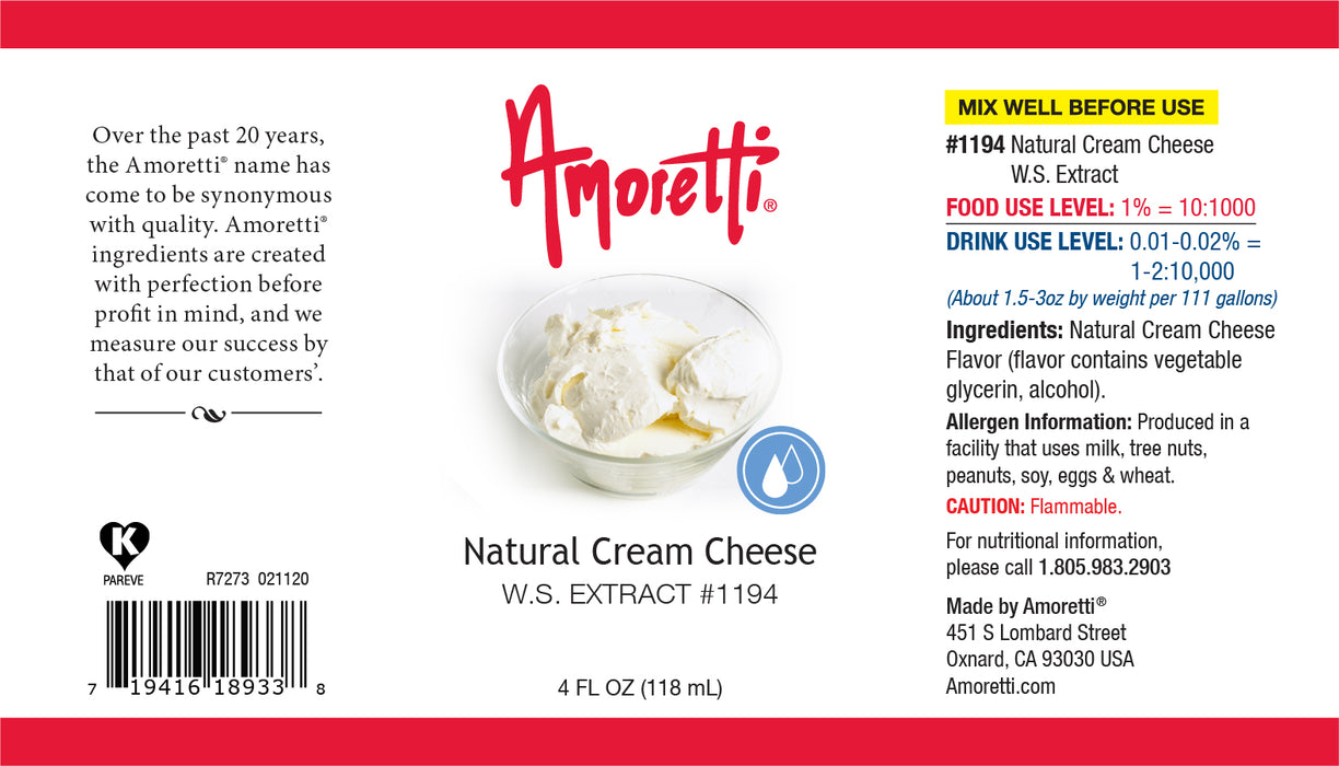 Natural Cream Cheese Extract Water Soluble