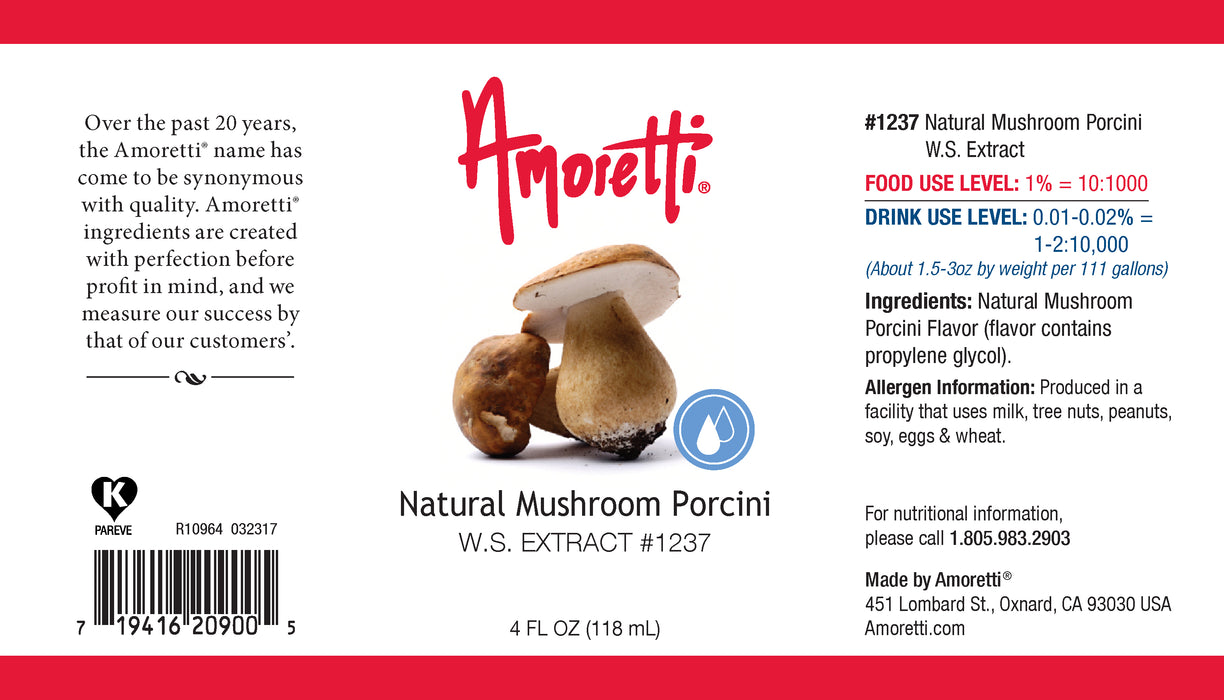 Natural Mushroom Porcini Extract Water Soluble