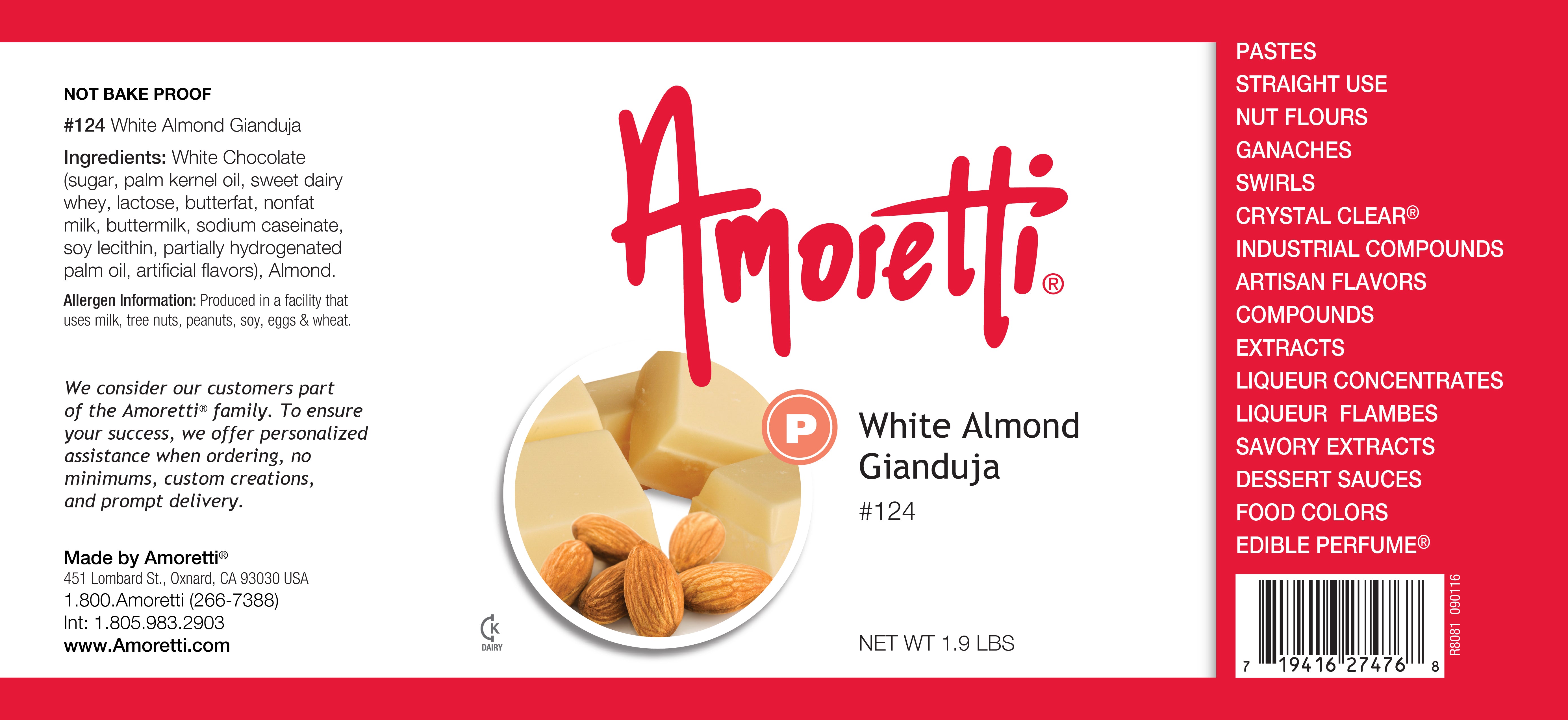 Gianduja Compound — Amoretti